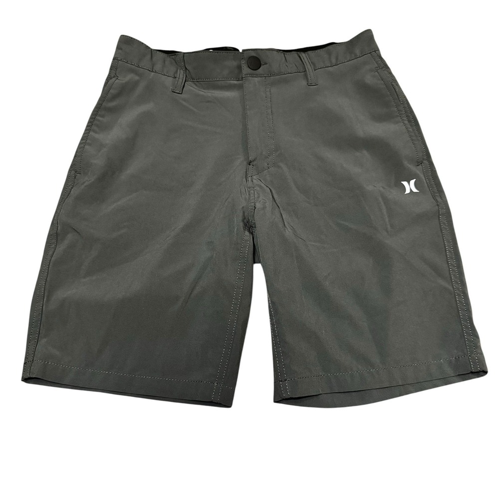 Hurley Hybrid Shorts Mens 30 Gray Stretch Chino Walk Casual 9 In